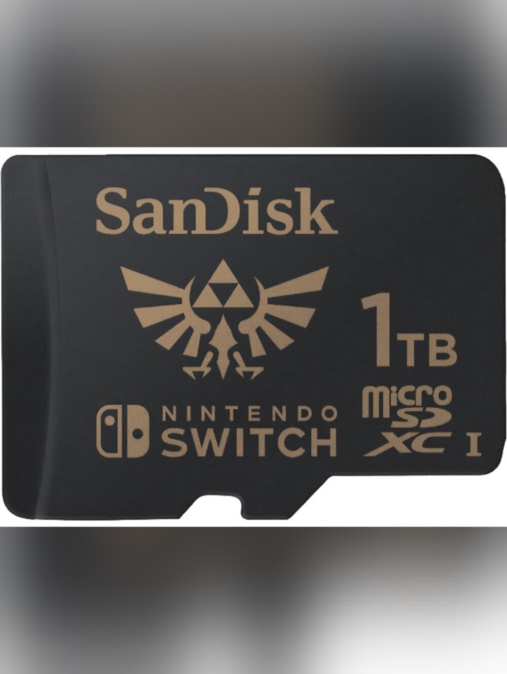 SanDisk 1TB microSDXC for Nintendo Switch - Black & Gold